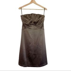 RW&CO Strapless Short Wedding Bridesmaid Dress